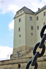 Detail Zugbrücke, Festung Königstein