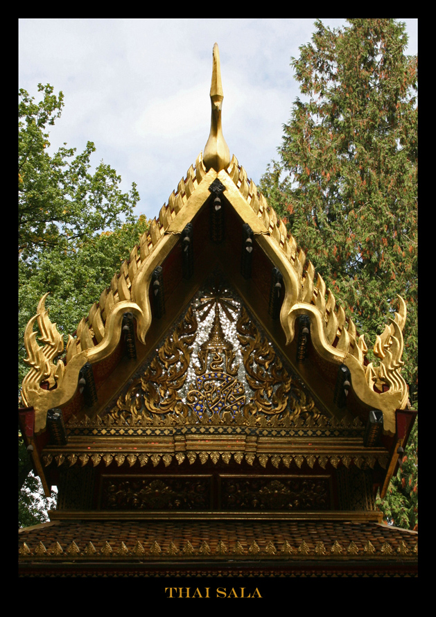 Detailansicht Alte Thai-Sala