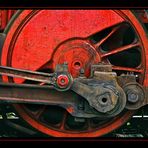 Detailansicht - Antrieb einer Dampflokomotive