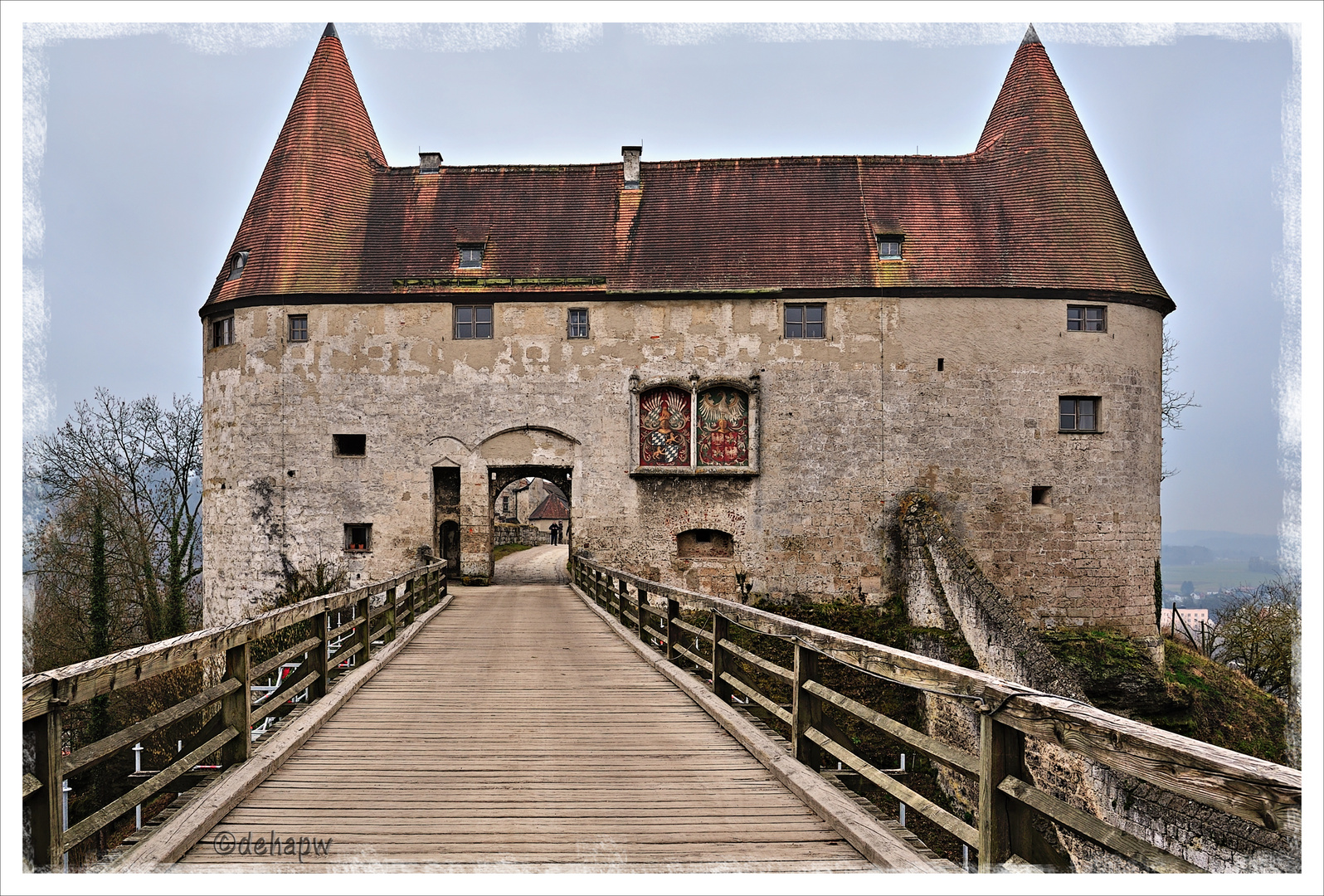 Detailansicht Burganlage Burghausen 2