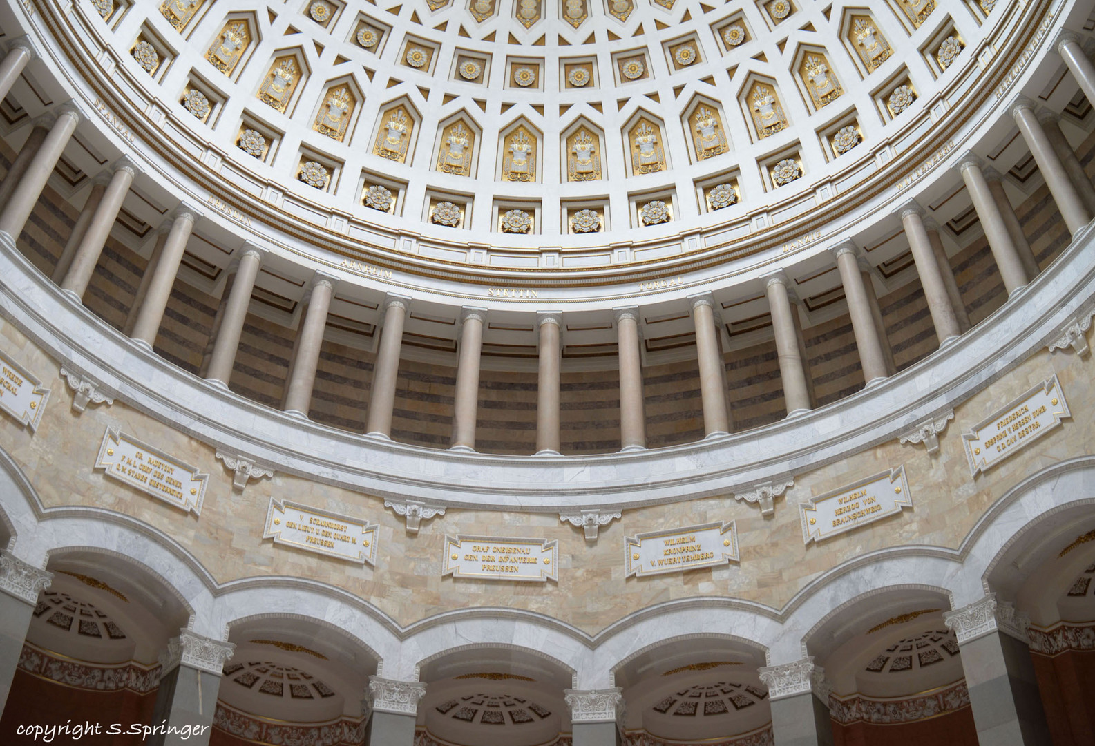 Detailansicht der Befreiungshalle......