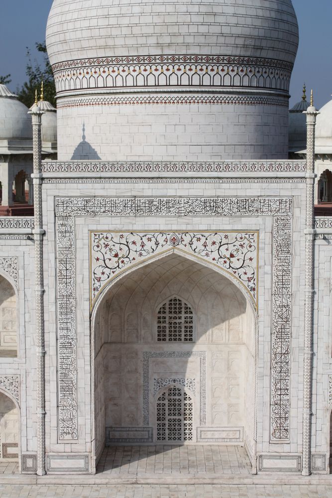 Detailansicht des Taj Mahal