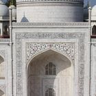 Detailansicht des Taj Mahal