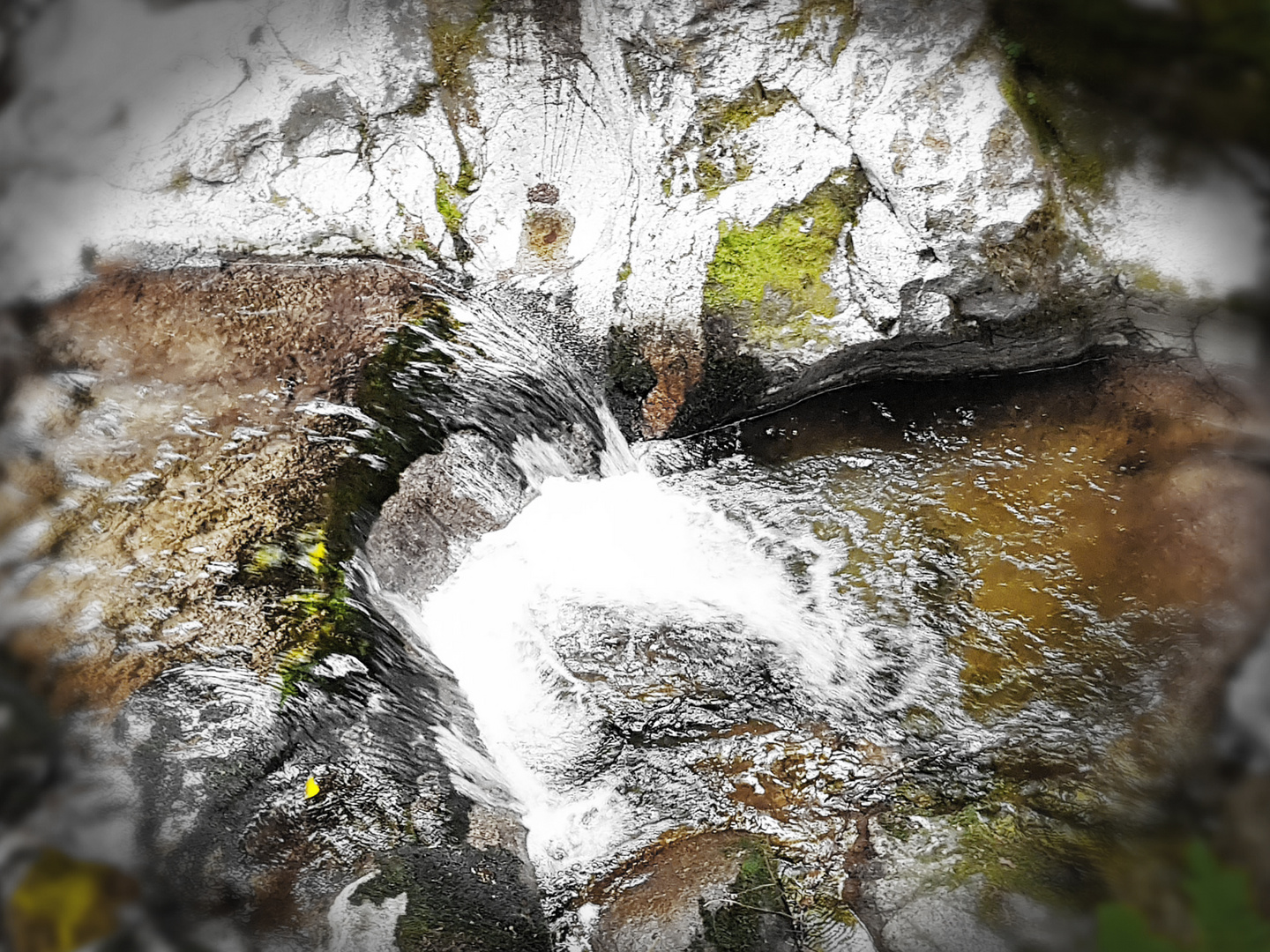Detailansicht Gesteinsarten Grobbach Gerolsauer Wasserfälle 