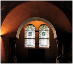 Detailansicht in der Erlöserkirche in Bad Homburg vor der Höhe..