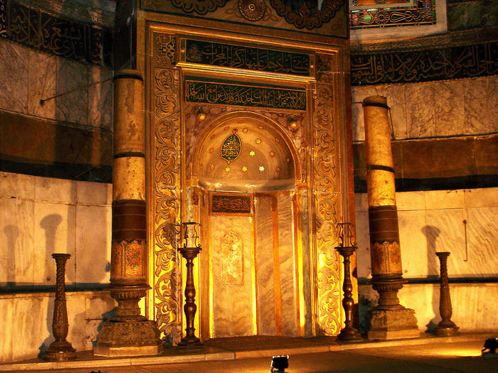 Detailansicht in der Hagia Sophia Istanbul