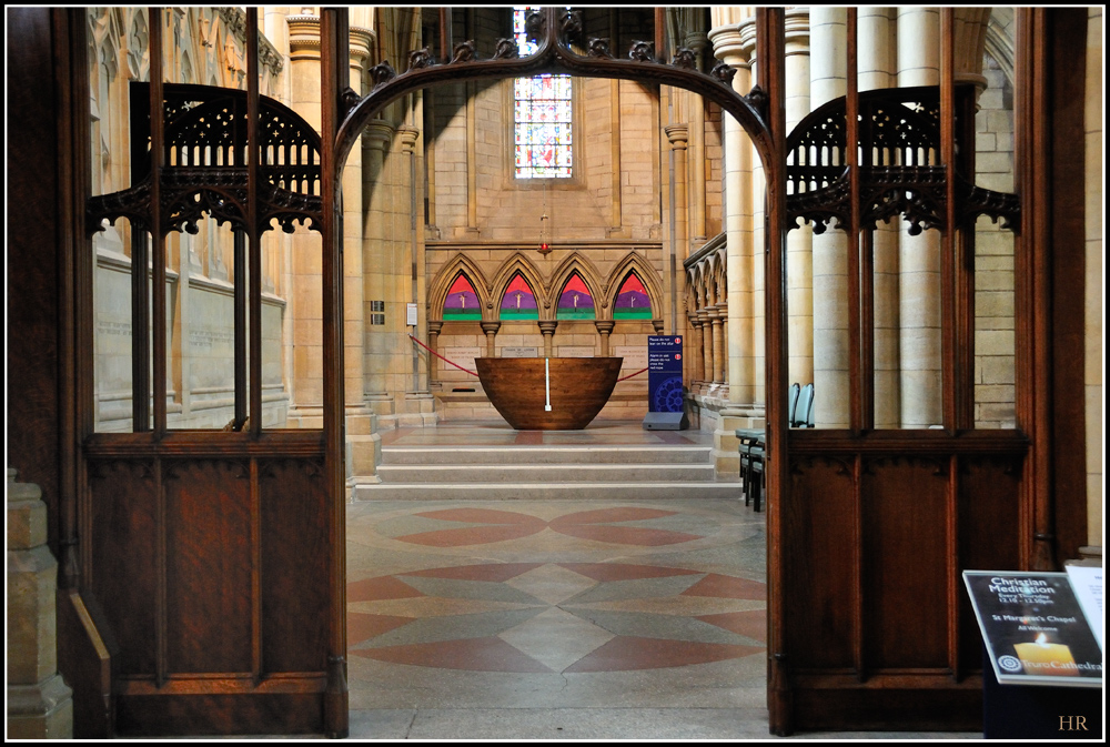 Detailansicht in der Kathedrale von Truro / Cornwall