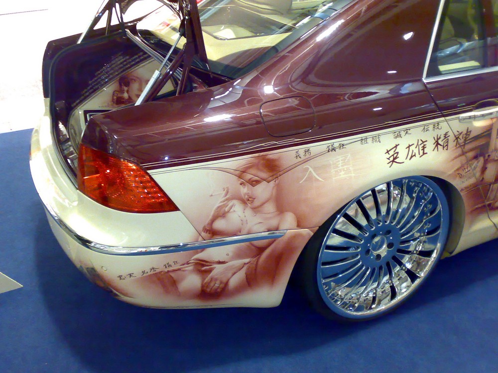 Detailansicht Phaeton (Airbrush)