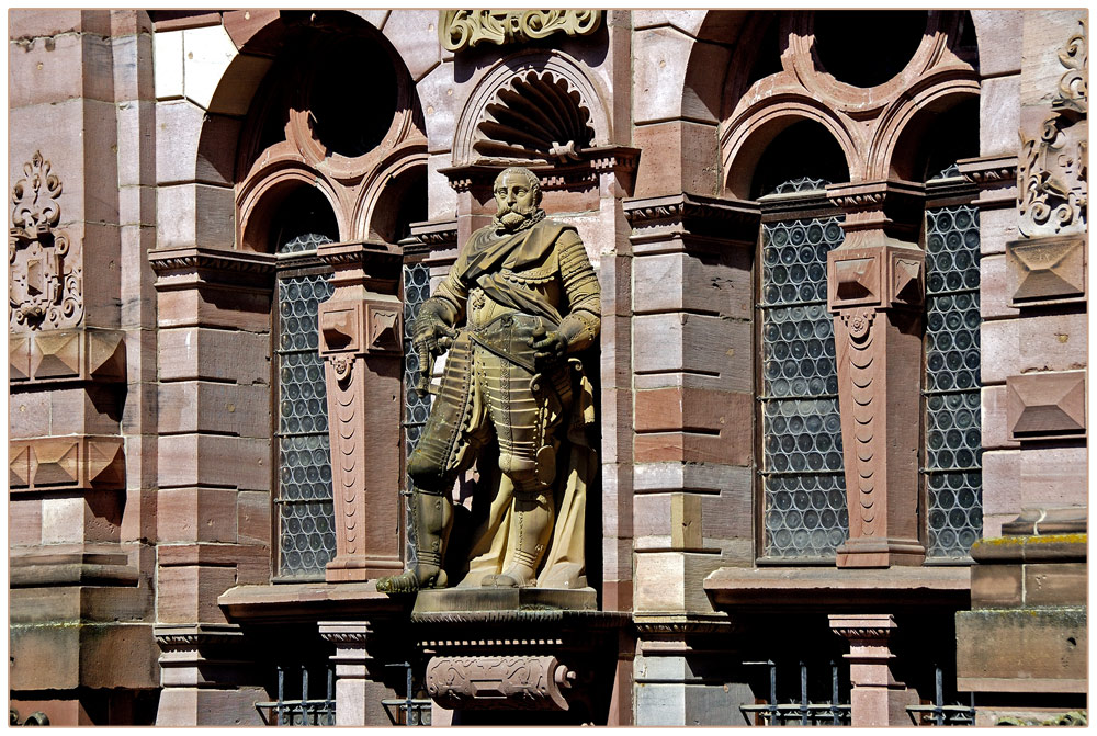 Detailaufnahme am Heidelberger Schloss