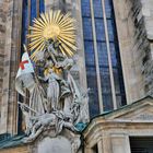 Detailaufnahme am Stephansdom in Wien