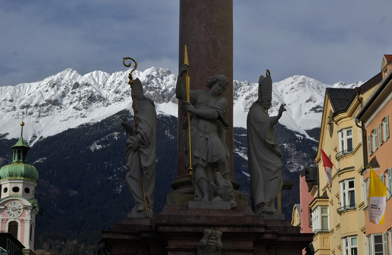 Detailaufnahme Annasäule - Innsbruck