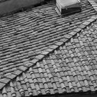 Detailaufnahme der Dächer der Toskana