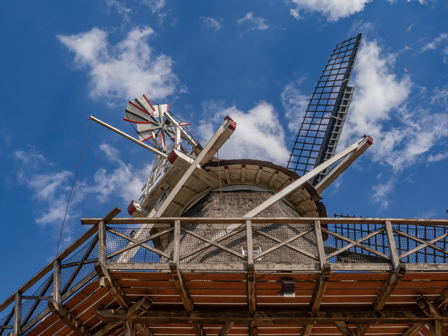 Detailaufnahme der Mühle in Bad Zwischenahn