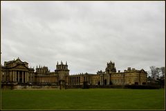 Detailaufnahme des Blenheim Palace bei Oxford / England