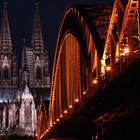 Detailaufnahme Dom Hohenzollernbrücke