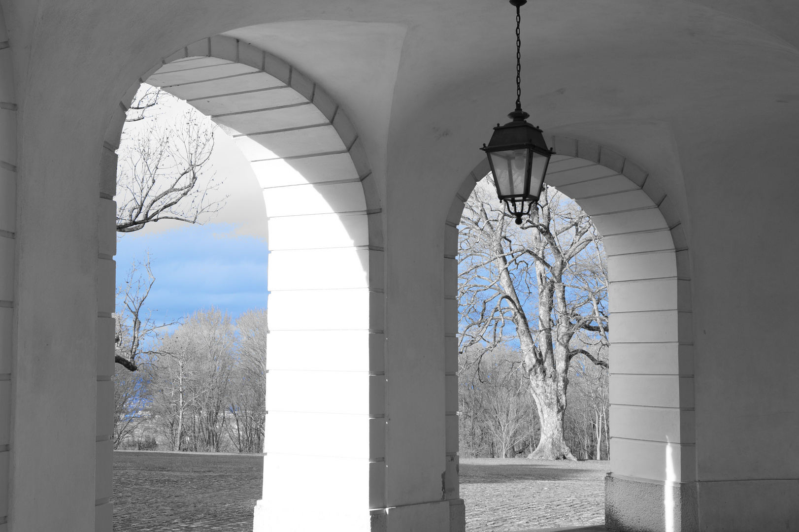 Detailaufnahme Schloss Solitude bei Stuttgart