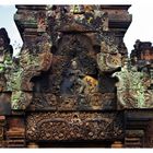 Detailaufnahme Tempelruine in Angkor