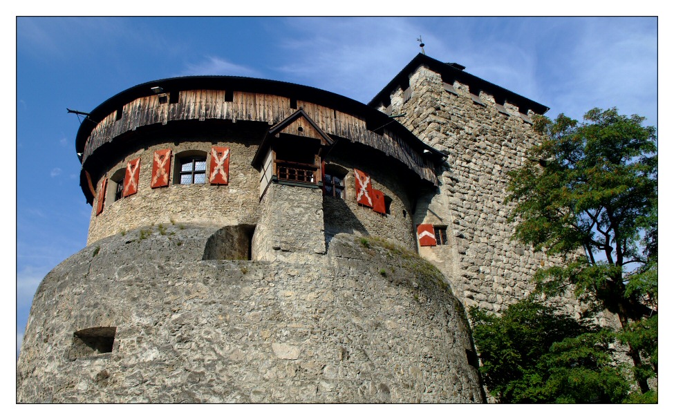 Detailaufnahme von Schloss Vaduz