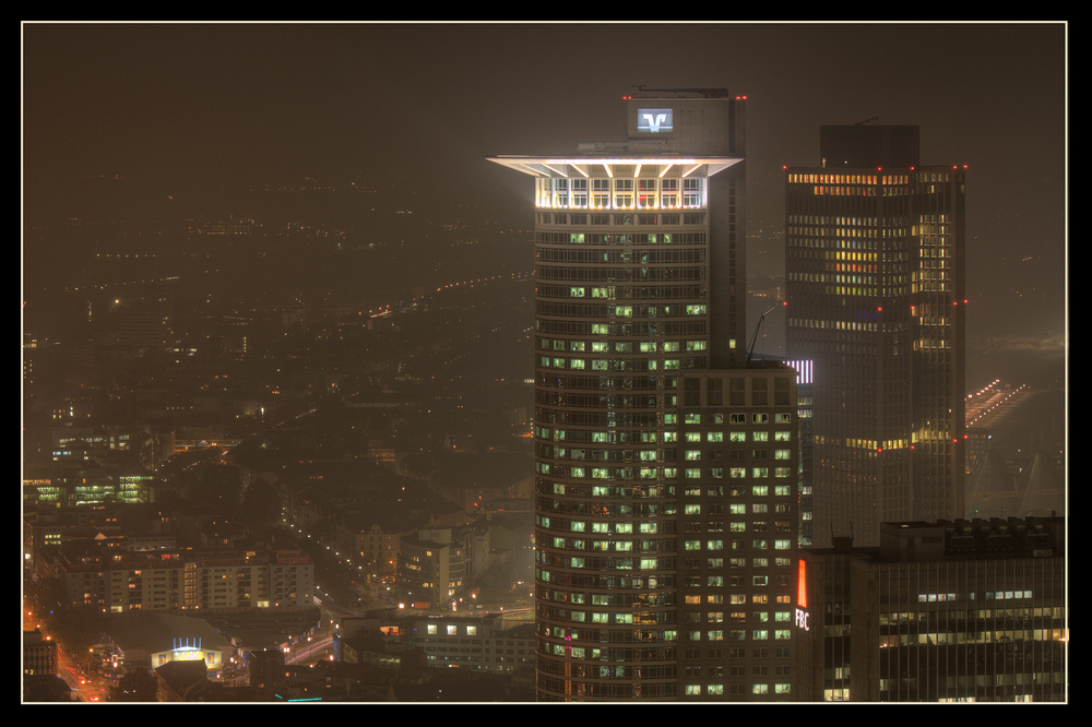 Detailaufnahme Westend-Tower in Frankfurt am Main