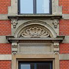 Details am Rathaus in der Altstadt von Leer (Ostfriesland)