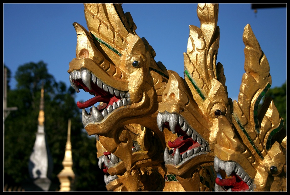 Details am Wat Nong Sikhounmuang, Luang Prabang, Laos