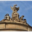 Details an der alten Bibliothek in Berlin