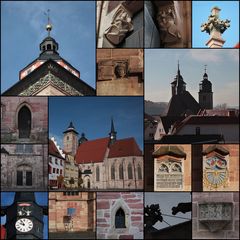 Details an der St.Georgskirche in Schmalkalden