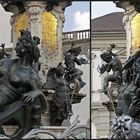 Détails de la Fontaine d’Auguste  --  Augsburg  --  Details des Augustusbrunnens
