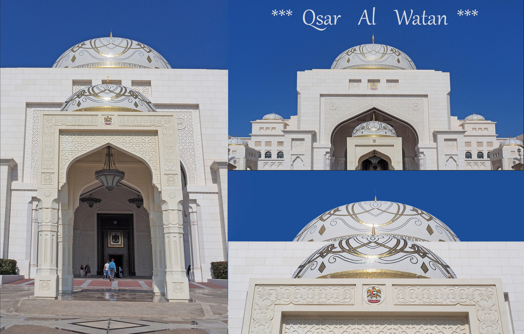  Détails de l’entrée et parvis du Palais Présidentiel  -  Abu Dhabi