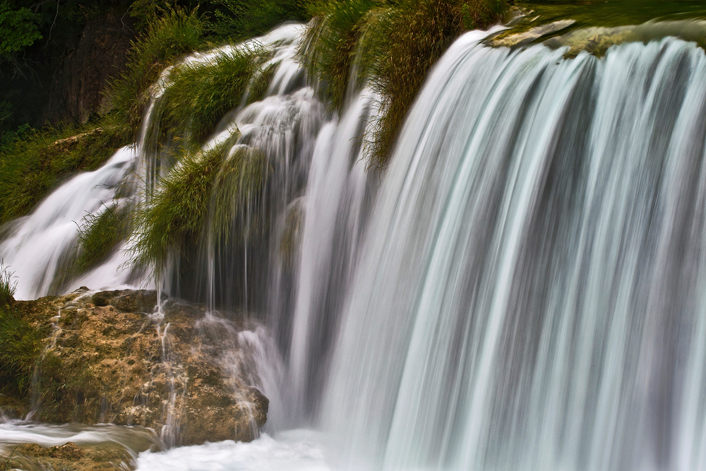 Details der Krka Wasserfälle