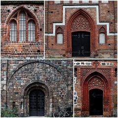 Details der St. Gotthardtkirche in Brandenburg