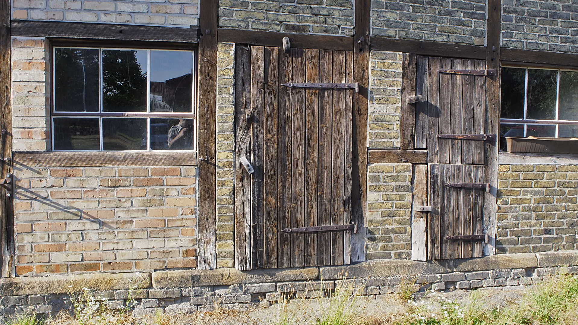 Details eines alten kleinen Kötterhofes aus Westfalen