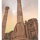 DETAILS-JERASH IM ABENDLICHT