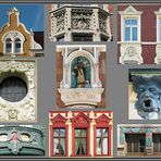 Details sehenswerter Kölner Hausfassaden