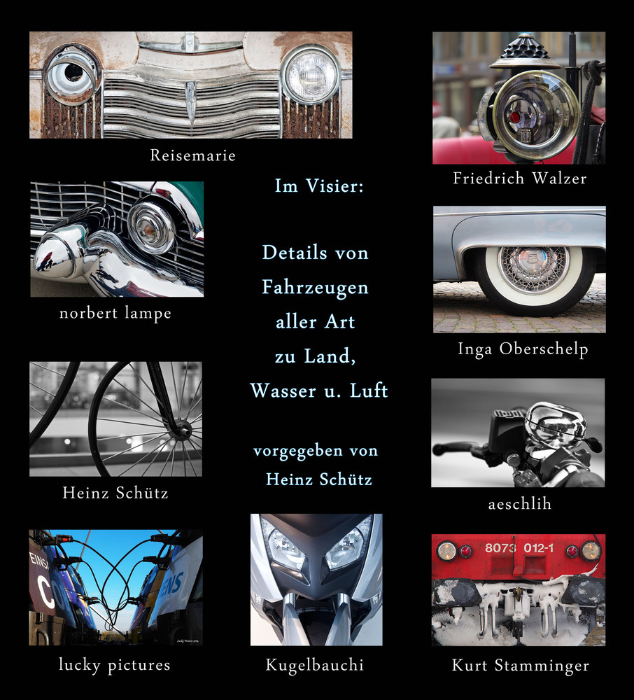 *Details von Fahrzeugen* Collage von Susanna