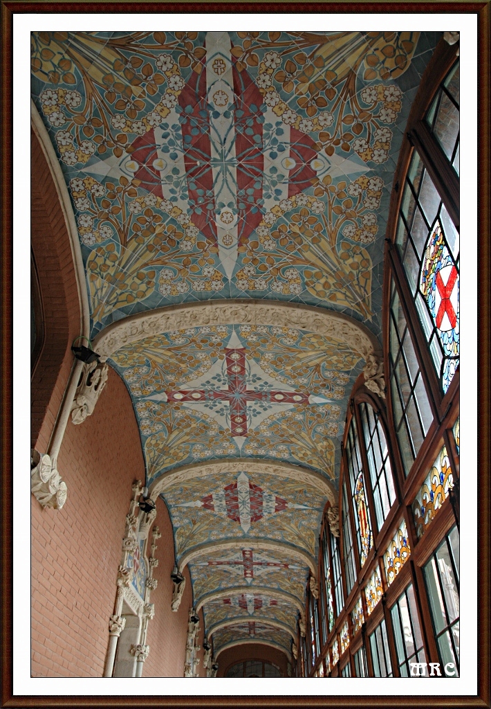 DETALLE CUPULA "HOSPITAL DE SANT PAU" BCN.