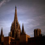 ...detalle de la catedral de Barcelona...