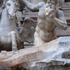 Detalle de la Fontana di Trevi