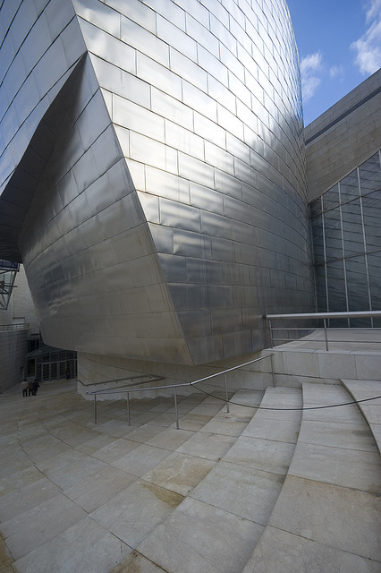 Detalle del edifico más emblemático de Bilbao