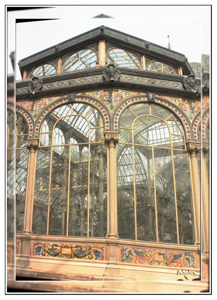 Detalle del Palacio de Cristal (HDR 3 Img)