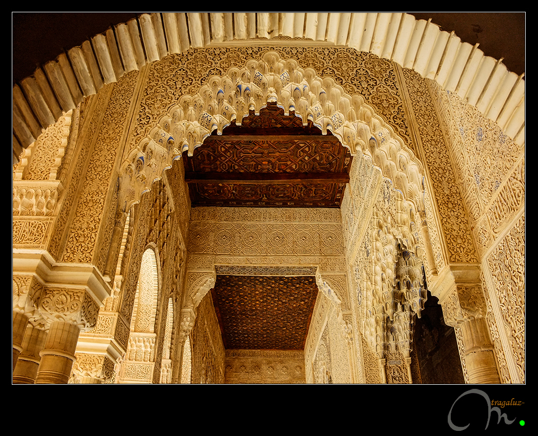 Detalle del Pórtico del Patio de los Leones