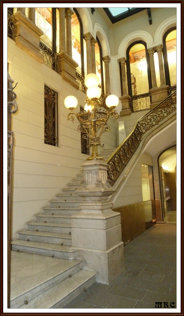 DETALLE ESCALERA PRINCIPAL. BCN