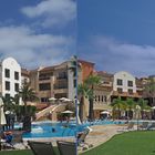 Détente autour de la piscine d’un hôtel de Dénia