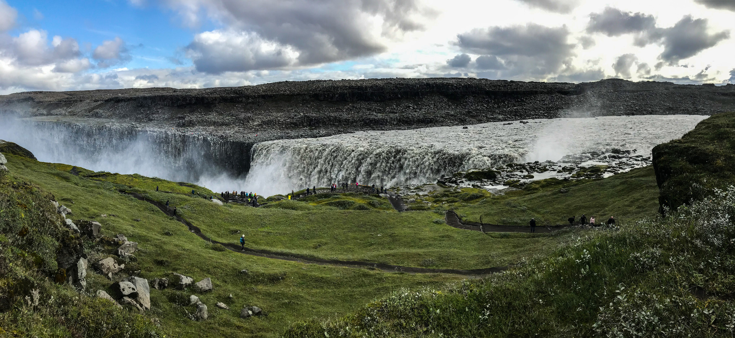 Detifoss-Wasserfall