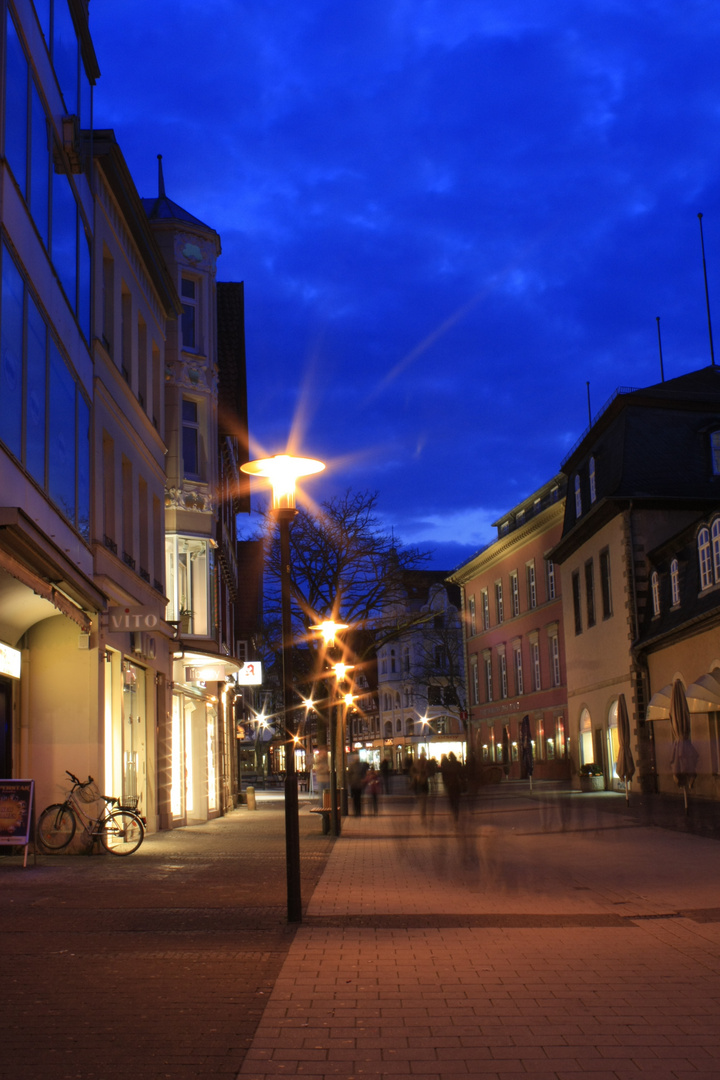 Detmold bei Nacht