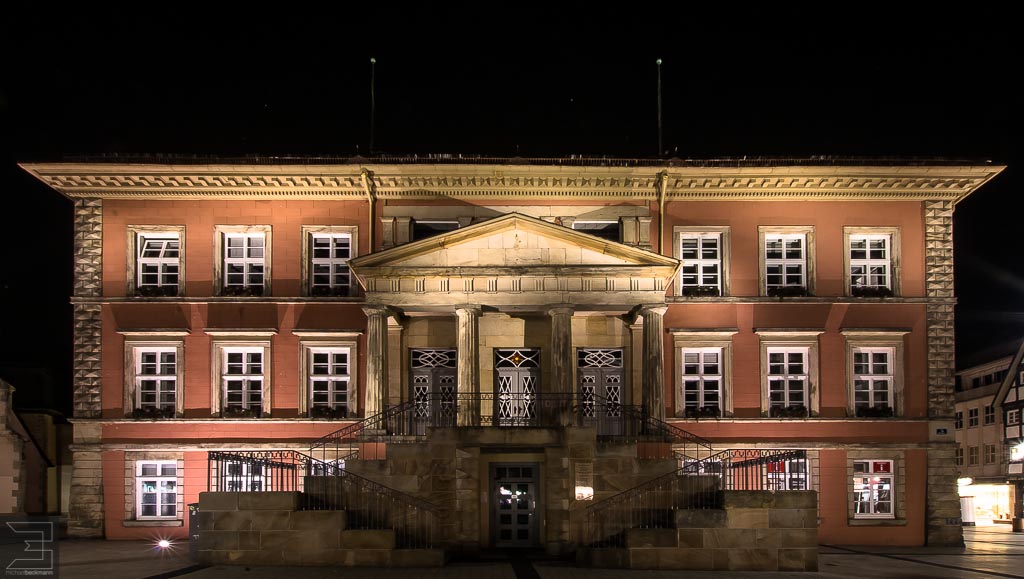 Detmold Rathaus Nacht