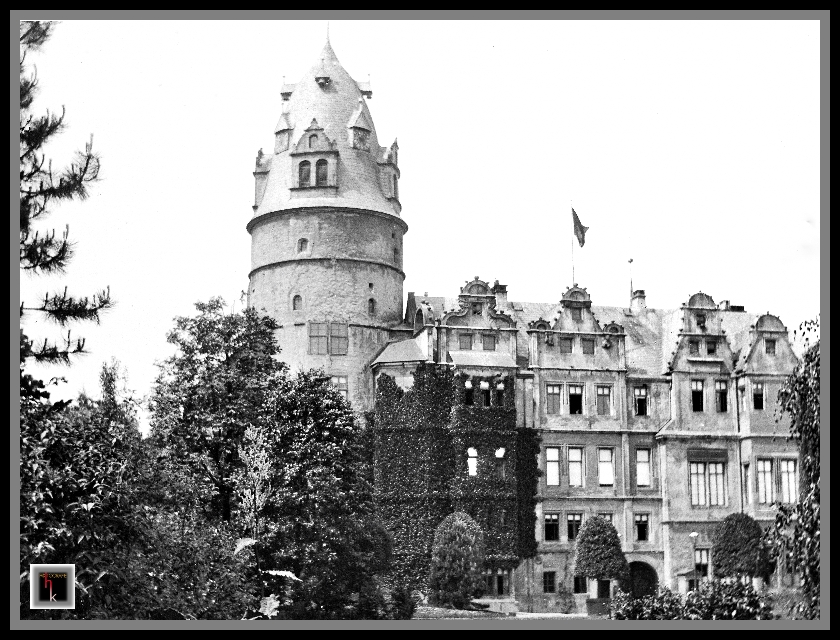 Detmold-Residenzschloss der Fuersten von Lippe-Detmold um 1896