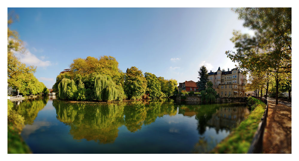 Detmolder Schlossgraben Panorama