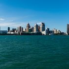 Detroit Afternoon Skyline