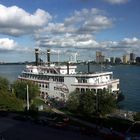 Detroit River, Blick von Detroit nach Kanada